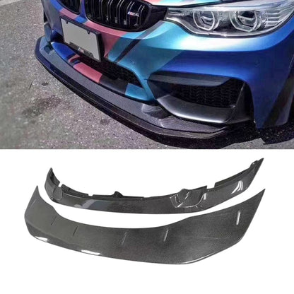 F80 M3 & F82/F83 M4 Front Bumper Lip Splitters 2pcs 2015-2020
