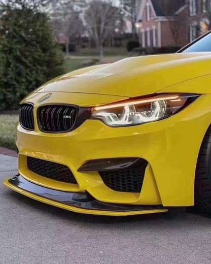 F80 M3 & F82/F83 M4 Front Bumper Lip Splitters 2pcs 2015-2020