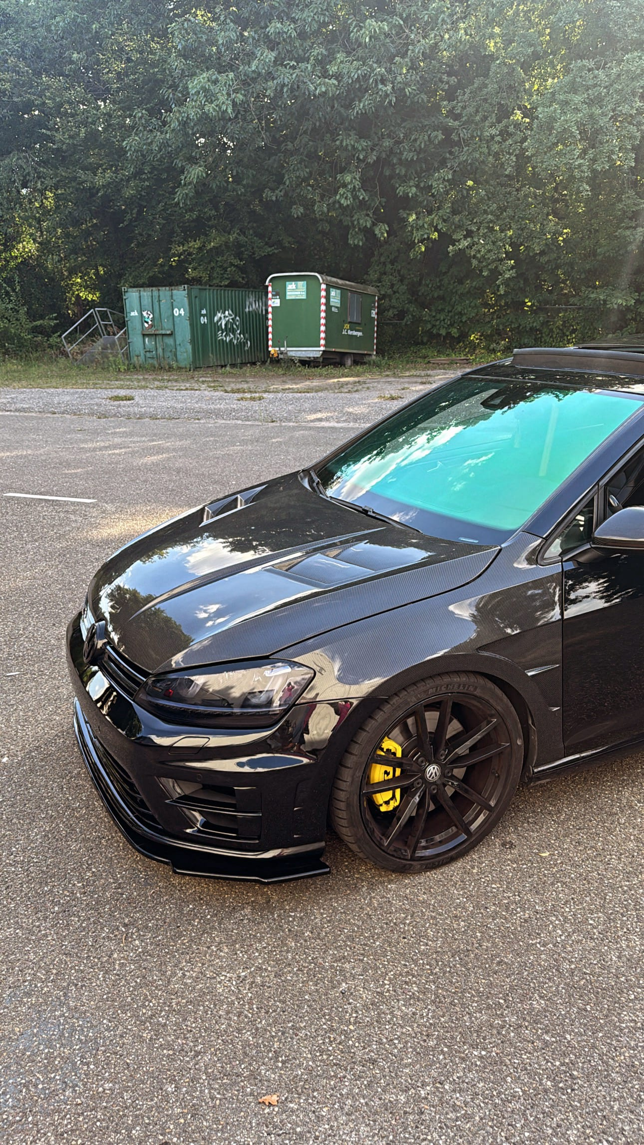 VW MK7 GOLF 7 7.5 R GTI ASPEC Style Cooling Vented Hood Bonnet 2012–2020