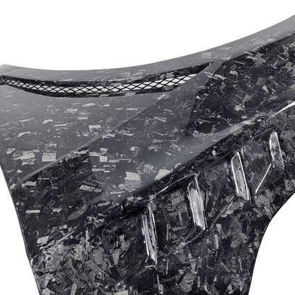 Foeged Carbon Fender For Mercedes Benz A-Class W176 A180 A200 A250 A45 Kazento Carbon Parts Carbon Fiber W176-FF-VT-FCF