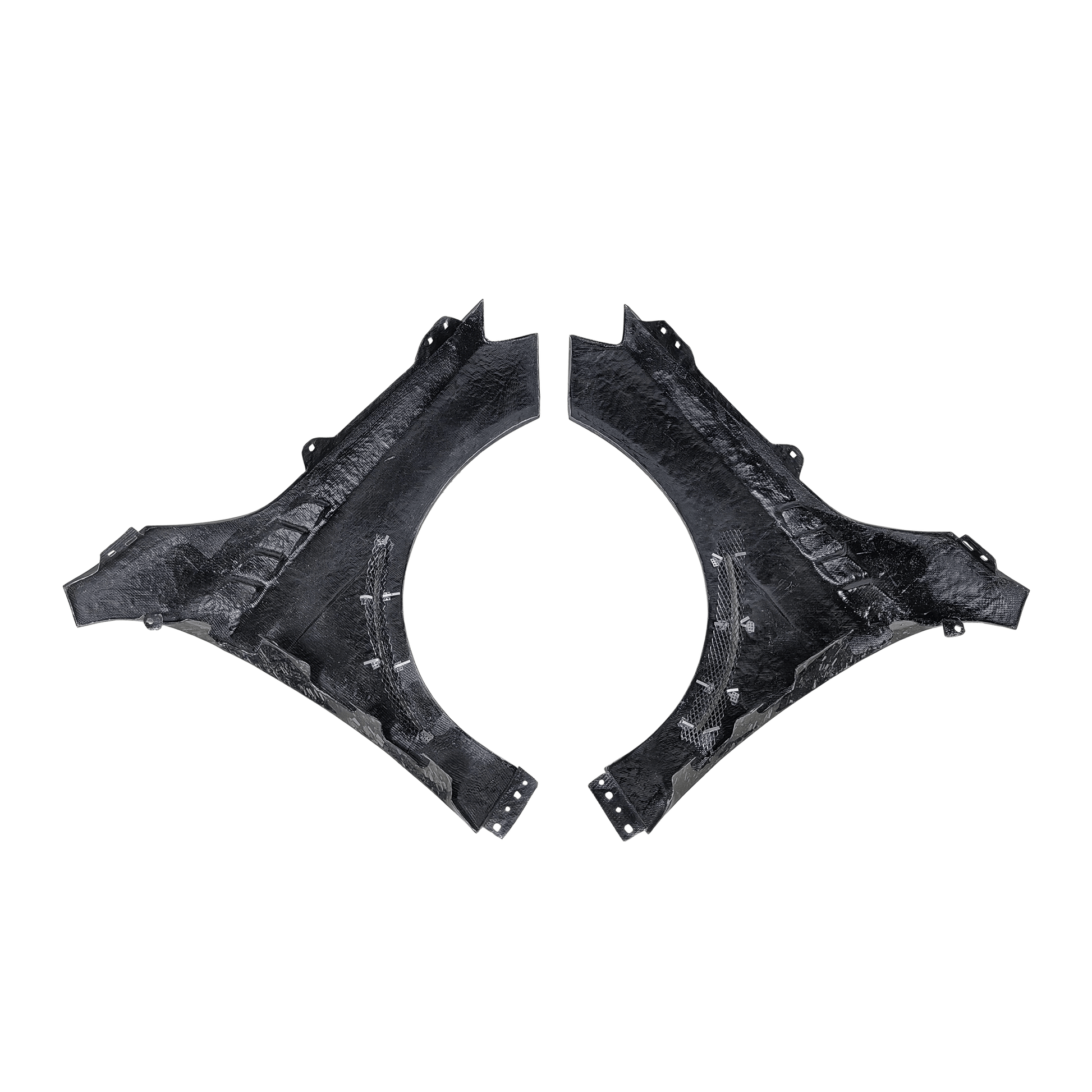 Foeged Carbon Fender For Mercedes Benz A-Class W176 A180 A200 A250 A45 Kazento Carbon Parts Carbon Fiber W176-FF-VT-FCF