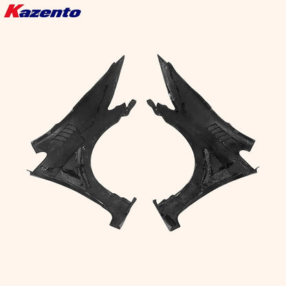 For 06-08 For Honda Civic Fd2 J2 Style Front Vented Fender Carbon Fiber Kazento Carbon Parts 车身侧板 FD2-FF-J2-CF