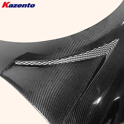 For 06-08 For Honda Civic Fd2 J2 Style Front Vented Fender Carbon Fiber