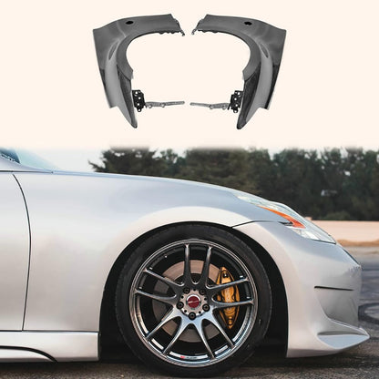 For 09 Onwards For Nissan 370Z Z34 Oem Style Front Fender Carbon Fiber
