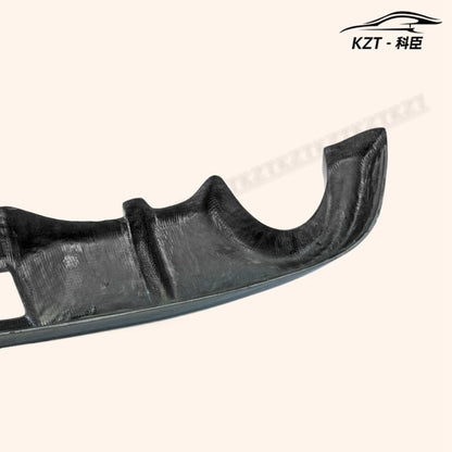 For 09 Onwards For Nissan 370Z Z34 Rear Bumper Diffuser Carbon Fiber Forged Looks