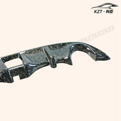For 09 Onwards For Nissan 370Z Z34 Rear Bumper Diffuser Carbon Fiber Forged Looks