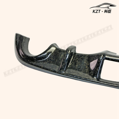 For 09 Onwards For Nissan 370Z Z34 Rear Bumper Diffuser Carbon Fiber Forged Looks