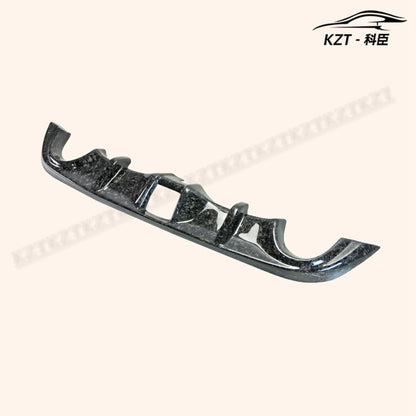For 09 Onwards For Nissan 370Z Z34 Rear Bumper Diffuser Carbon Fiber Forged Looks