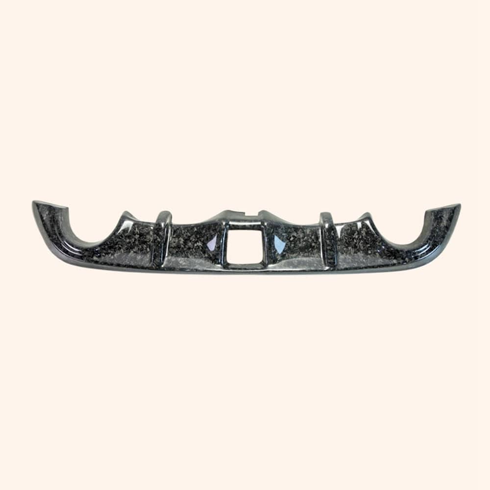 For 09 Onwards For Nissan 370Z Z34 Rear Bumper Diffuser Carbon Fiber Forged Looks