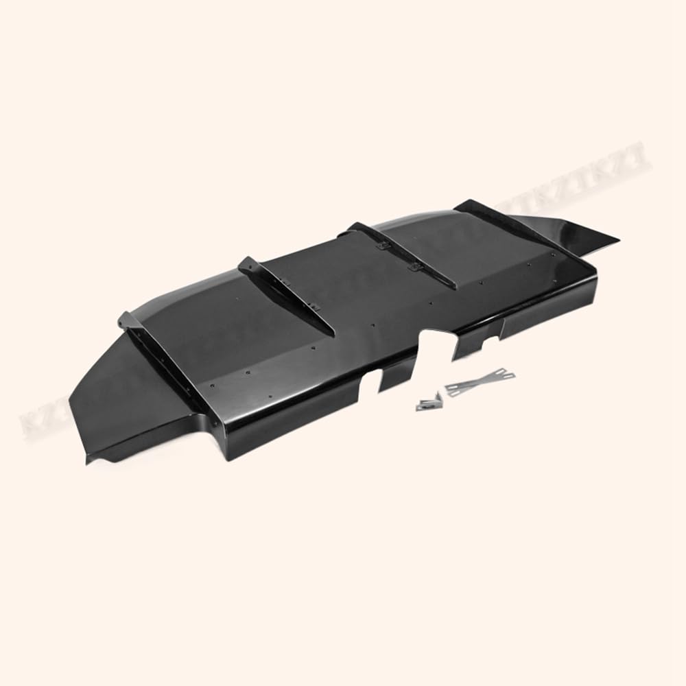 For 17-19 (Not Fit 2020 On) Civic Type R Fk8 Vrsar1 Style For Honda Rear Diffuser Fiber Glass Kazento Carbon Parts 车身侧板 FK8-DIF-VRS&-FRP