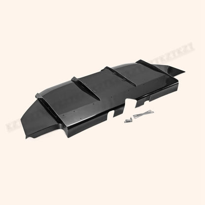 For 17-19 (Not Fit 2020 On) Civic Type R Fk8 Vrsar1 Style For Honda Rear Diffuser Fiber Glass Kazento Carbon Parts 车身侧板 FK8-DIF-VRS&-FRP