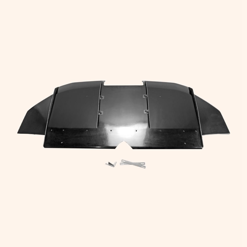 For 17-19 (Not Fit 2020 On) Civic Type R Fk8 Vrsar1 Style For Honda Rear Diffuser Fiber Glass Kazento Carbon Parts 车身侧板 FK8-DIF-VRS&-FRP