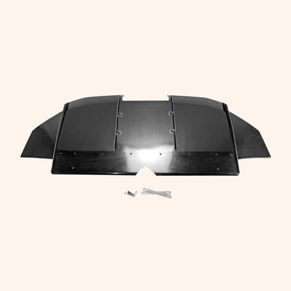 For 17-19 (Not Fit 2020 On) Civic Type R Fk8 Vrsar1 Style For Honda Rear Diffuser Fiber Glass Kazento Carbon Parts 车身侧板 FK8-DIF-VRS&-FRP