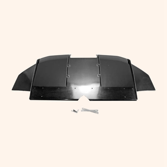 For 17-19 (Not Fit 2020 On) Civic Type R Fk8 Vrsar1 Style For Honda Rear Diffuser Fiber Glass Kazento Carbon Parts 车身侧板 FK8-DIF-VRS&-FRP