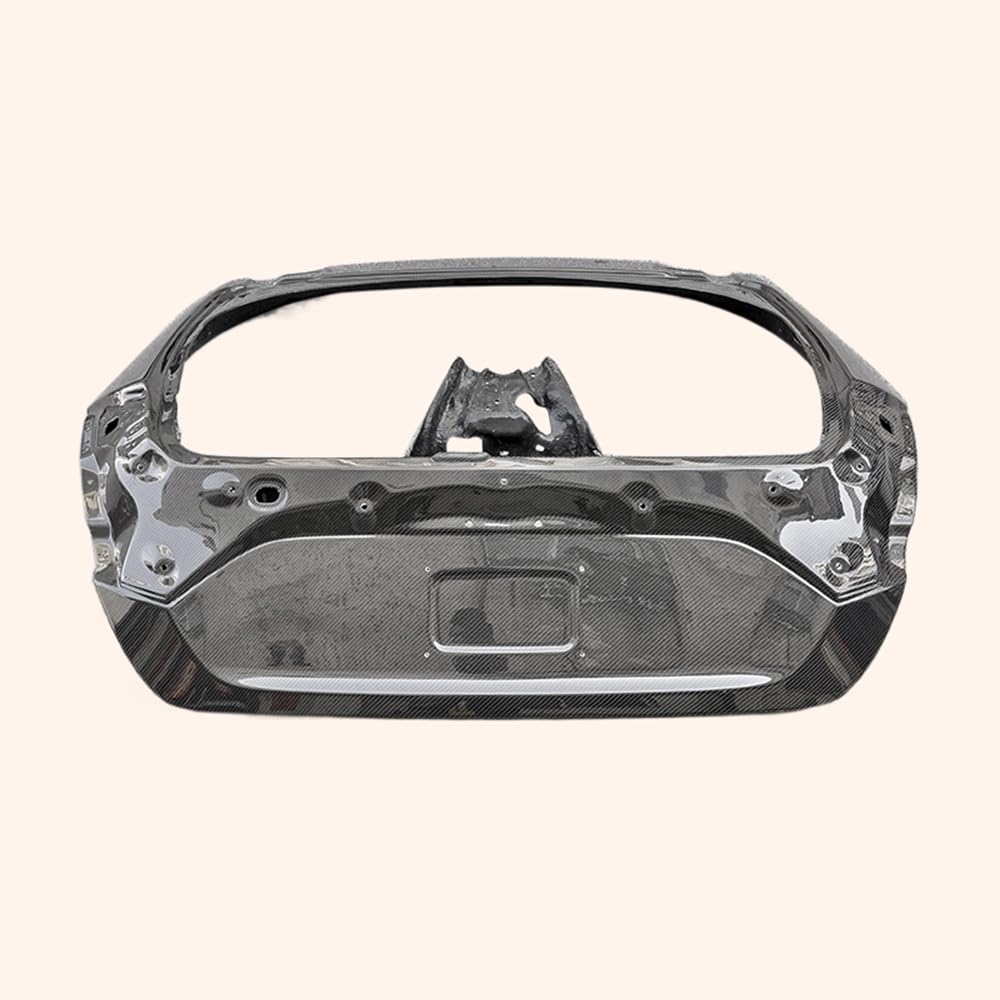 For 17 Onwards Civic Type R Fk8 Fk7 Oe Style For Honda Rear Trunk Lid Carbon Fiber Kazento Carbon Parts 车身侧板 FK8-TRUNK-OE-CF