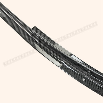 For 2008-16 R35 Ts Style For Nissan Rear Under Fins (4 Pcs Kit) (To Be Used With Ts M17 Rear Under Bumper Or Rear Under Bumper Ver.2 Carbon Fiber Kazento Carbon Parts 车身侧板 R35-FIN-DIF-TSV2-08-CF