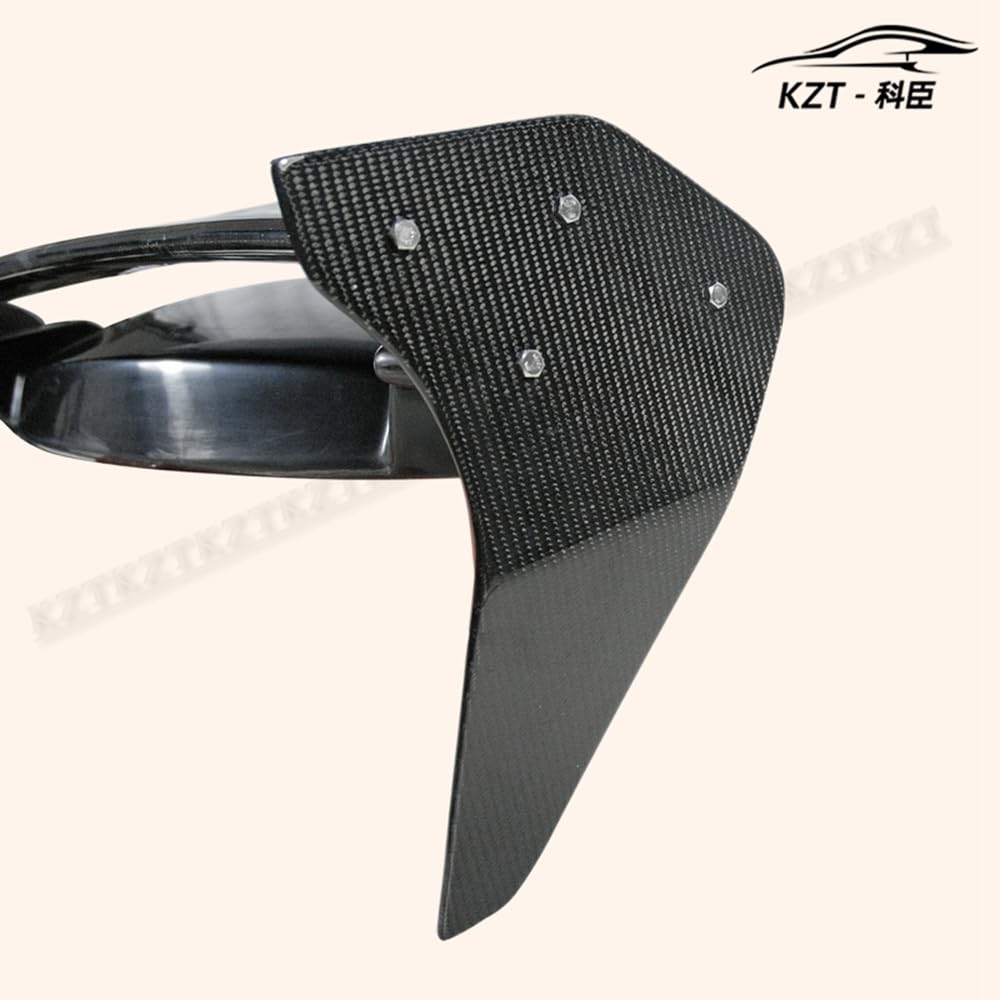 For 2010-16 Mini Countryman R60 Dg Style Rear Spoiler Partial Carbon Fiber(Blade+Caps) Car Vehicle Body Parts Kits Kazento Carbon Parts 车身侧板 R60-RS-DG-1016-PCF1