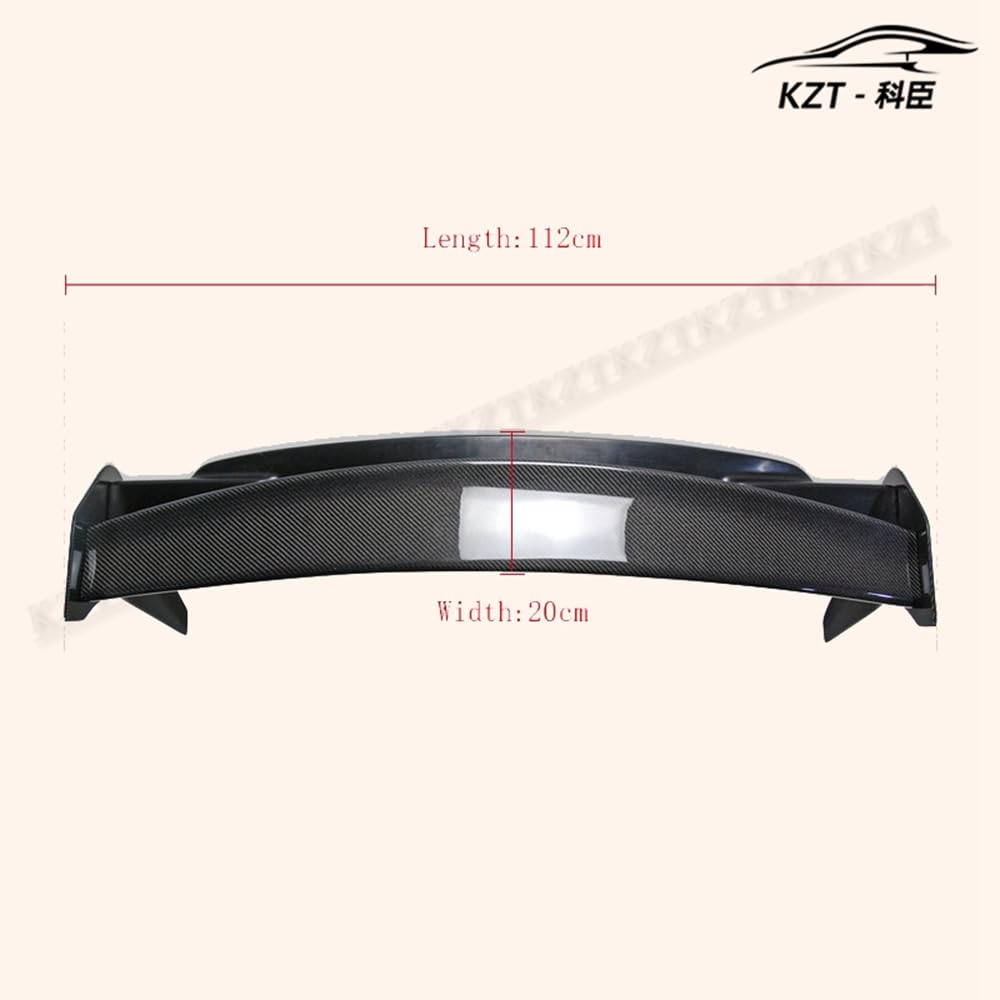For 2010-16 Mini Countryman R60 Dg Style Rear Spoiler Partial Carbon Fiber(Blade+Caps) Car Vehicle Body Parts Kits