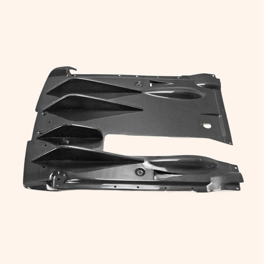 For 2012 On R35 Epa Style For Nissan Rear Under Bottom Diffuser With Blade Carbon Fiber