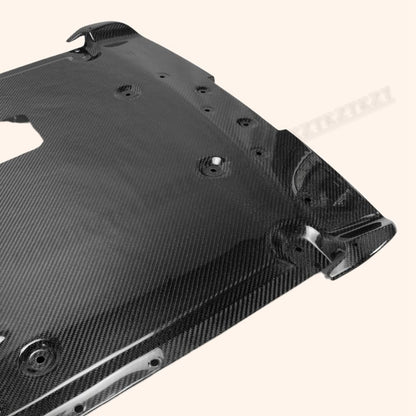 For 2012 On R35 Oem Style For Nissan Rear Under Bottom Diffuser Carbon Fiber Kazento Carbon Parts 车身侧板 R35-DIF-OE-12ON-CF