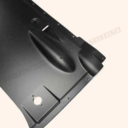 For 2012 On R35 Oem Style For Nissan Rear Under Bottom Diffuser Matte Carbon Fiber Kazento Carbon Parts 车身侧板 R35-DIF-OE-12ON-MAT-MCF