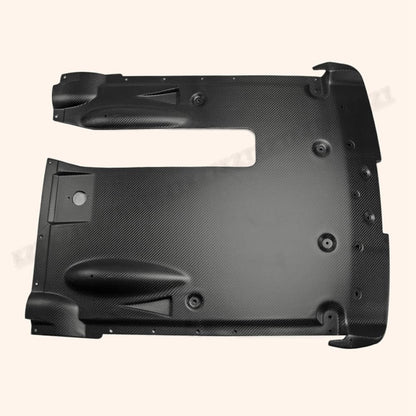 For 2012 On R35 Oem Style For Nissan Rear Under Bottom Diffuser Matte Carbon Fiber Kazento Carbon Parts 车身侧板 R35-DIF-OE-12ON-MAT-MCF