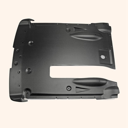 For 2012 On R35 Oem Style For Nissan Rear Under Bottom Diffuser Matte Carbon Fiber Kazento Carbon Parts 车身侧板 R35-DIF-OE-12ON-MAT-MCF