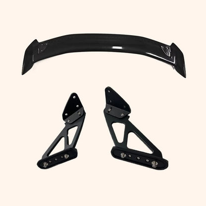 For 2022+ Honda Civic FE1 11th M Style Rear Spoiler Wing Carbon Fiber With Stand Kazento Carbon Parts 车身侧板 FE1-RS-MD-CF