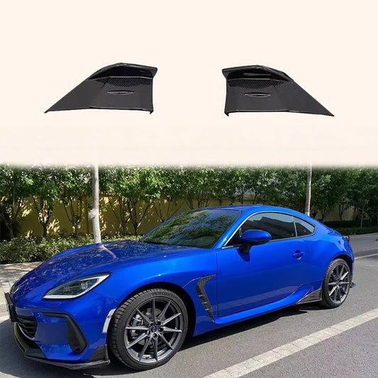 For 2022+ Toyota GR86 BRZ ZD8 ZN8 T Style Carbon Fiber Rear Bumper Spat Add On Kazento Carbon Parts 车身侧板 GR86-SPAT-ST-CF