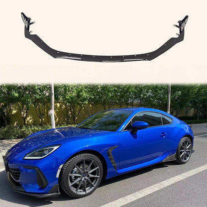 For 2022+ Toyota GR86 Subaru BRZ ZD8 ZN8 T Style Carbon Fiber Front Lip Splitter