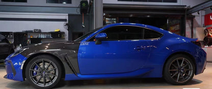 For 2022+ Toyota GR86 Subaru BRZ ZD8 ZN8 V1 Style Carbon Fiber Fender With Vents Kazento Carbon Parts 车身侧板 Carbon Fiber GR86-FF-V1-CF