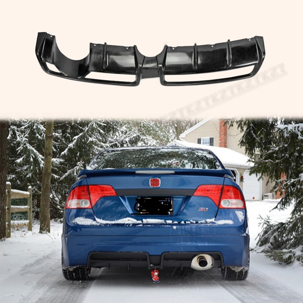 For 8Th Gen Civic Si Mug For Honda Rear Diffuser (Civic Fa Usdm Only) Fiber Glass Kazento Carbon Parts 车身侧板 08SI-DIF-MUG-FRP
