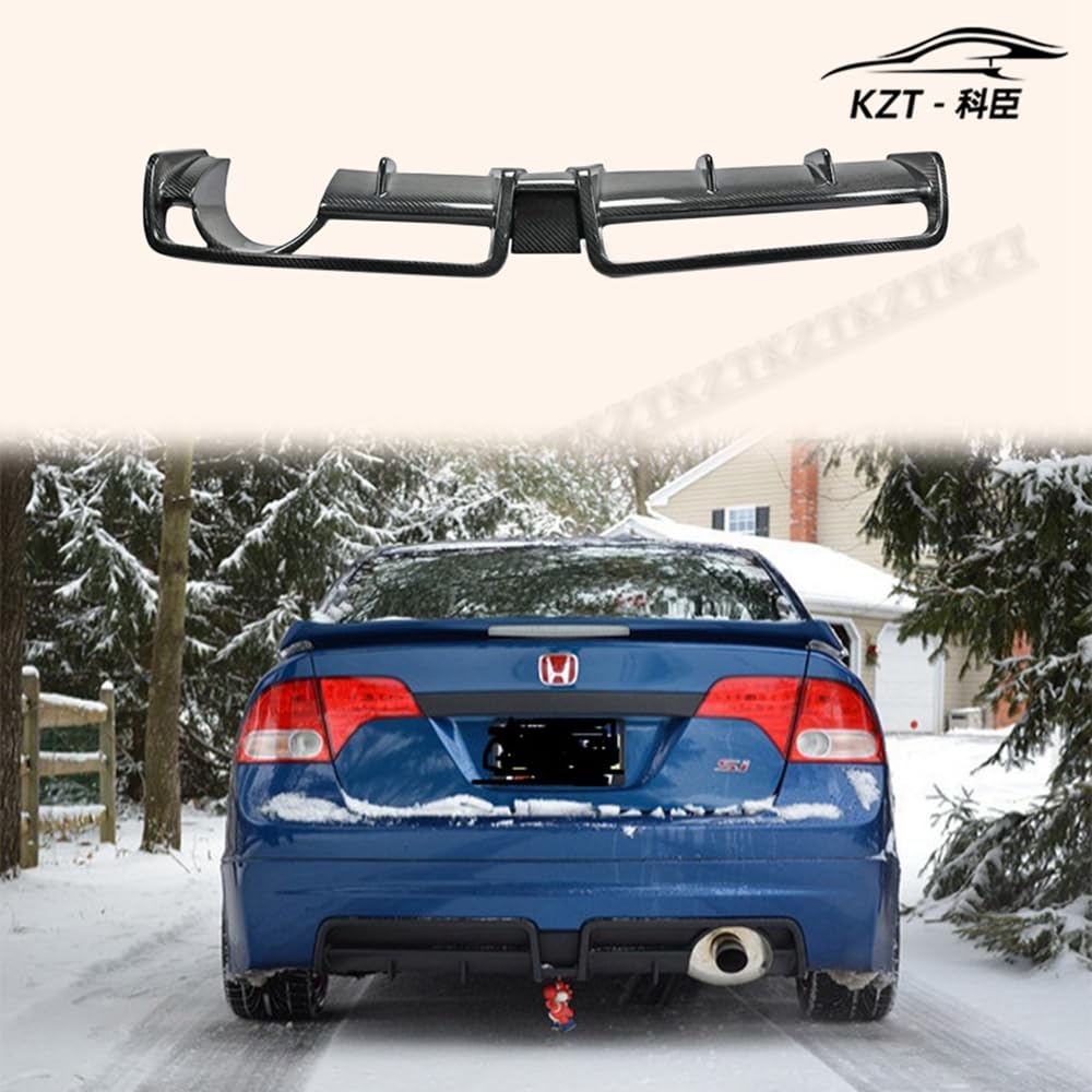 For 8Th Gen Civic Si Mug Rear Diffuser (Civic Fa Usdm Only) Carbon Fiber for Honda Kazento Carbon Parts 车身侧板 08SI-DIF-MUG-CF