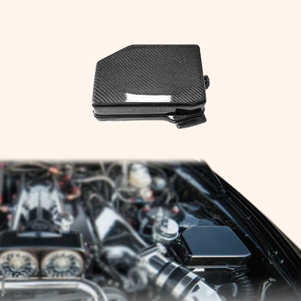For 93-98 Supra MK4 JZA80 KZ Style Carbon Fiber Front Engine Fuse Box Cover