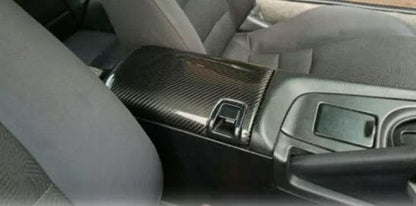For 93-98 Supra MK4 JZA80 KZ Style Carbon Fiber Interior Console Lid Cover RHD