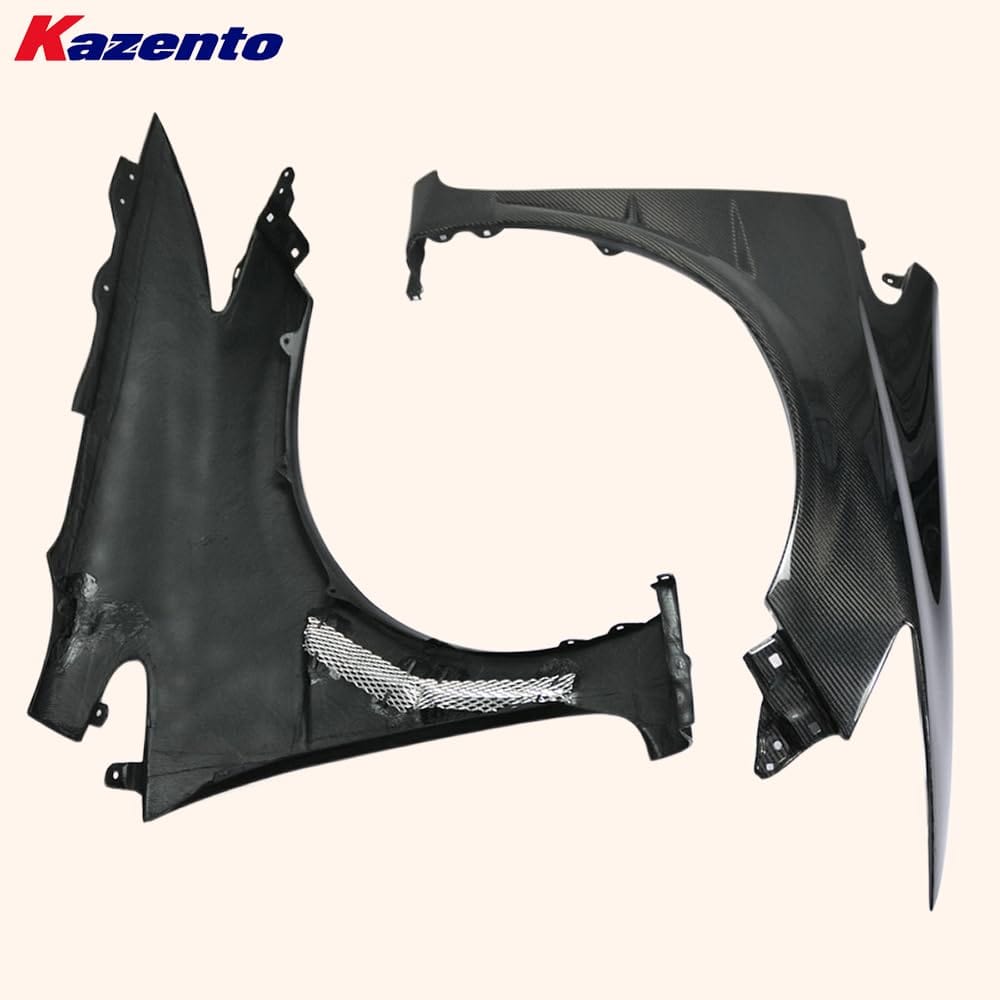 For 9Th Generation Civic 2012-2014 Fb2 Fb4 Fb6 Js Style For Honda Vented Wider Front Fender +20Mm Carbon Fiber Kazento Carbon Parts 车身侧板 FB2-FF-JS-CF