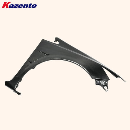 For 9Th Generation Civic 2012-2014 Fb2 Fb4 Fb6 Js Style For Honda Vented Wider Front Fender +20Mm Carbon Fiber