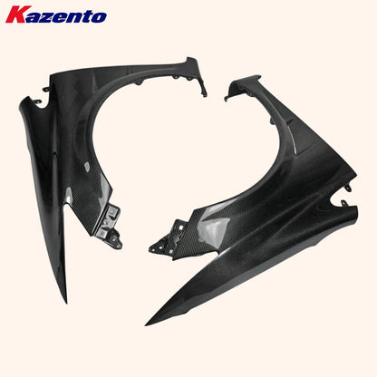 For 9Th Generation Civic 2012-2014 Fb2 Fb4 Fb6 Js Style For Honda Vented Wider Front Fender +20Mm Carbon Fiber