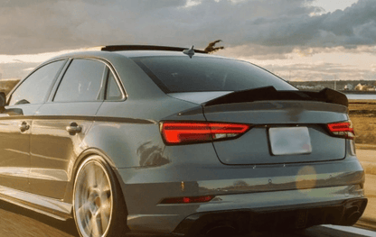 For Audi A3 S3 8V Sedan PSM Style Rear Ductail Spoiler Lip 2015-2020