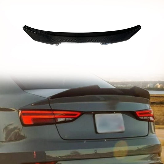 For Audi A3 S3 8V Sedan PSM Style Rear Ductail Spoiler Lip 2015-2020