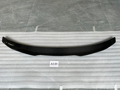 For Audi A3 S3 8Y Sedan PSM Rear Trunk Ductail Spoiler Lip 2022-2025