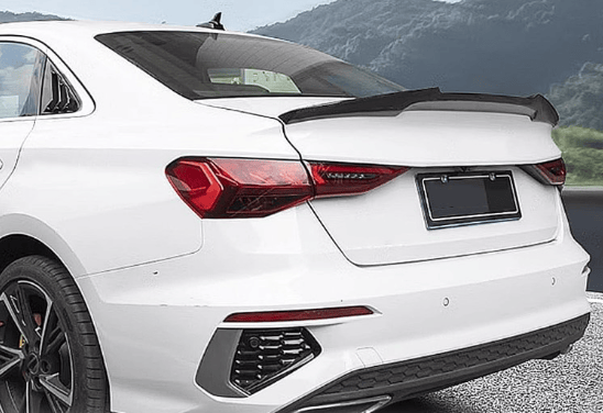 For Audi A3 S3 8Y Sedan PSM Rear Trunk Ductail Spoiler Lip 2022-2025