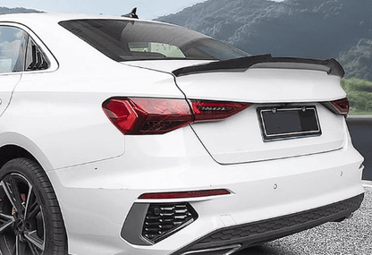 For Audi A3 S3 8Y Sedan PSM Rear Trunk Ductail Spoiler Lip 2022-2025