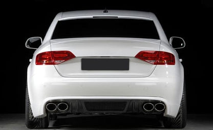 For Audi A4 B8 Sedan PSM Style Rear Ductail Spoiler Lip 2008-2012