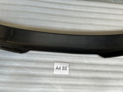 For Audi A4 B8 Sedan PSM Style Rear Ductail Spoiler Lip 2008-2012