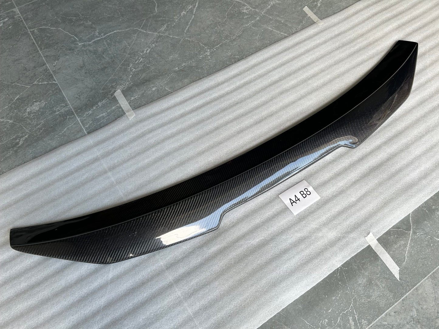 For Audi A4 B8 Sedan PSM Style Rear Ductail Spoiler Lip 2008-2012