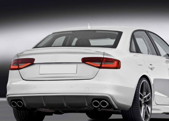 For Audi A4 S4 B8.5 Sedan PSM Style Rear Ductail Spoiler Lip 2013-2016