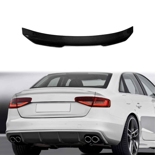 For Audi A4 S4 B8.5 Sedan PSM Style Rear Ductail Spoiler Lip 2013-2016
