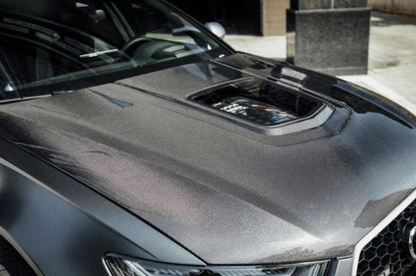 For Audi A6 C7 Sedan DM Style Front Vented Clear Hood 2012-2018