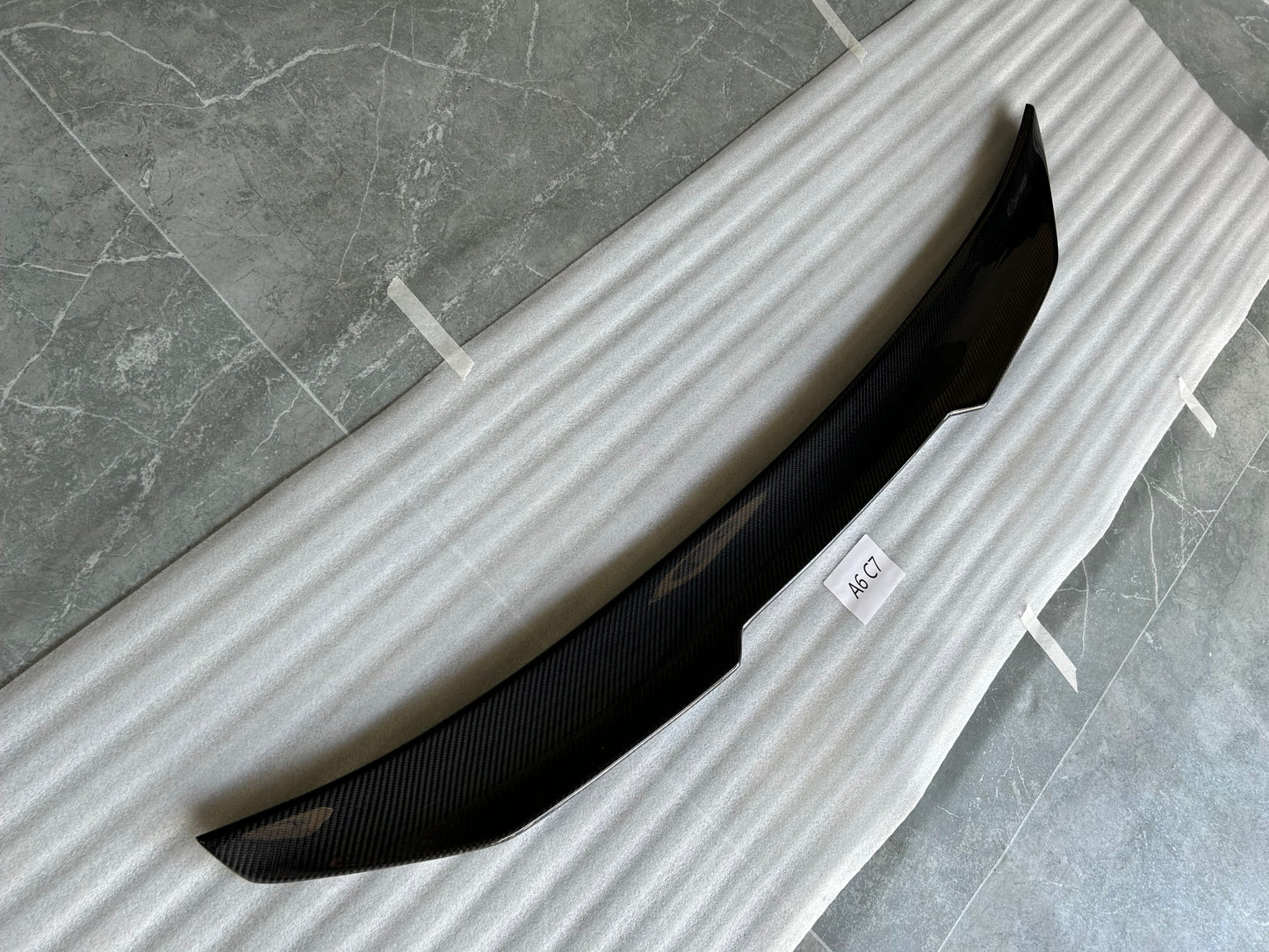 For Audi A6 C7 Sedan PSM Style Rear Ductail Spoiler Lip 2012-2018